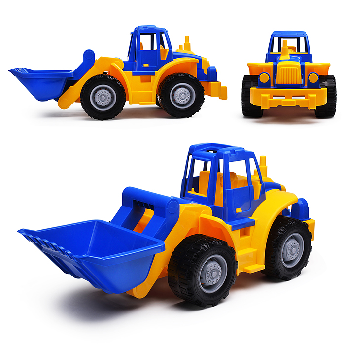 Трактор "Богатырь" с грейдером