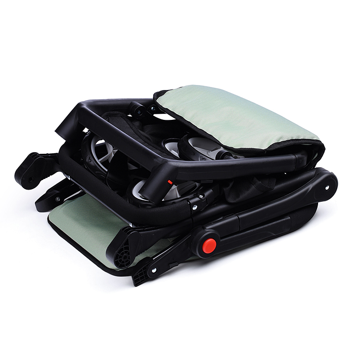 Коляска для кукол 9699 прогулочная, складная, с корзиной, цвет хакки