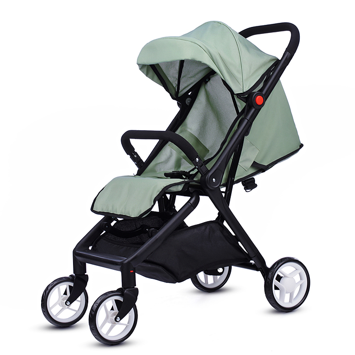 Коляска для кукол 9699 прогулочная, складная, с корзиной, цвет хакки