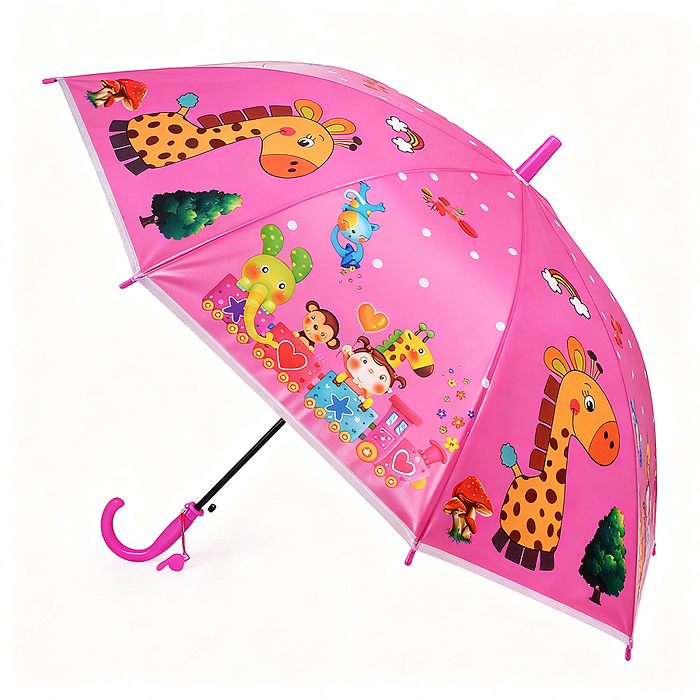Зонт детский 00-7902 "Дружные зверята" (48,5см.)