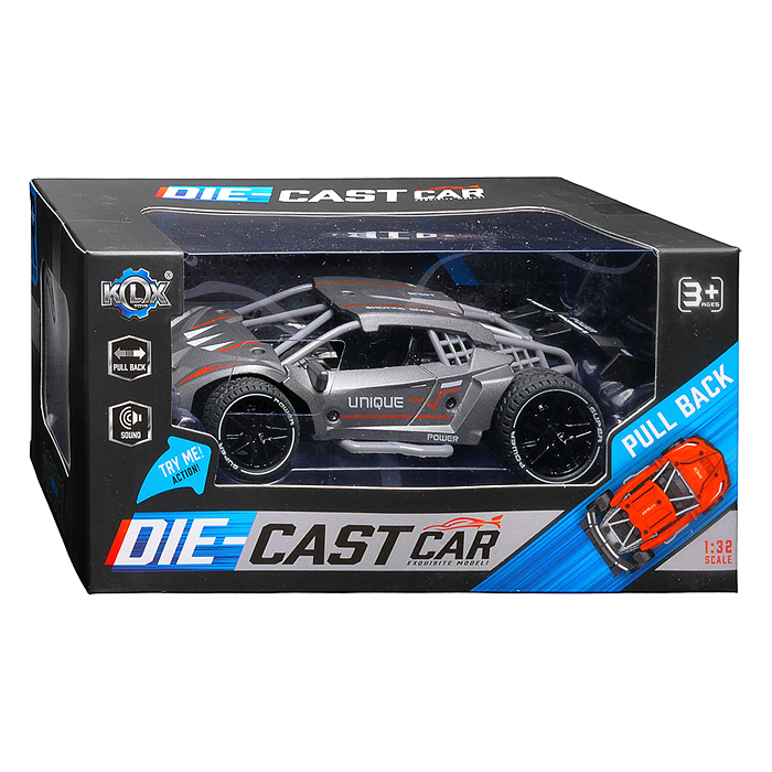 Машина KLX600-319 "Гоночная 3" (звук) в коробке