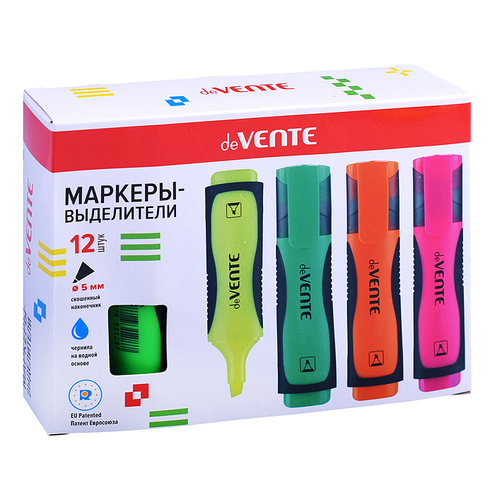 Фото к товару Маркер-выделитель зеленый, плоский корпус с каучуковыми вставками, с клипом, скошенный наконечник Маркер-выделитель зеленый, плоский корпус с каучуковыми вставками, с клипом, скошенный наконечник