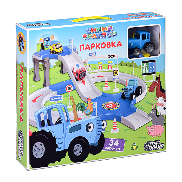 Фото к товару Парковка 1 Трактор "Синий трактор" Парковка 1 Трактор "Синий трактор"