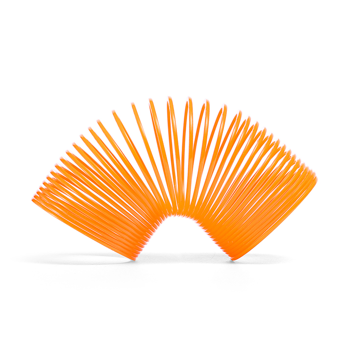 Игрушка-пружинка D45-2GR "Смайлик"