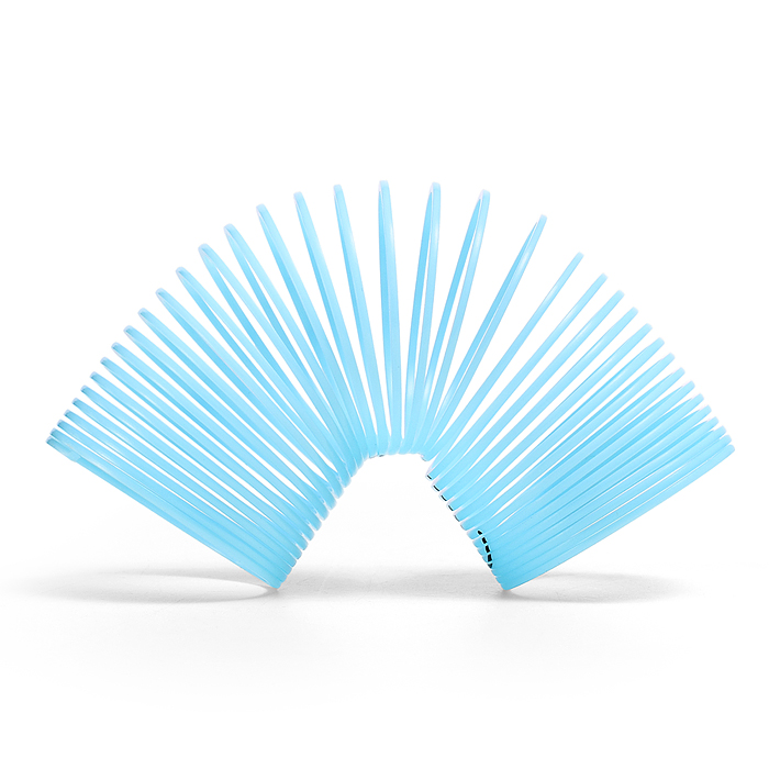 Игрушка-пружинка D45-2GR "Смайлик"