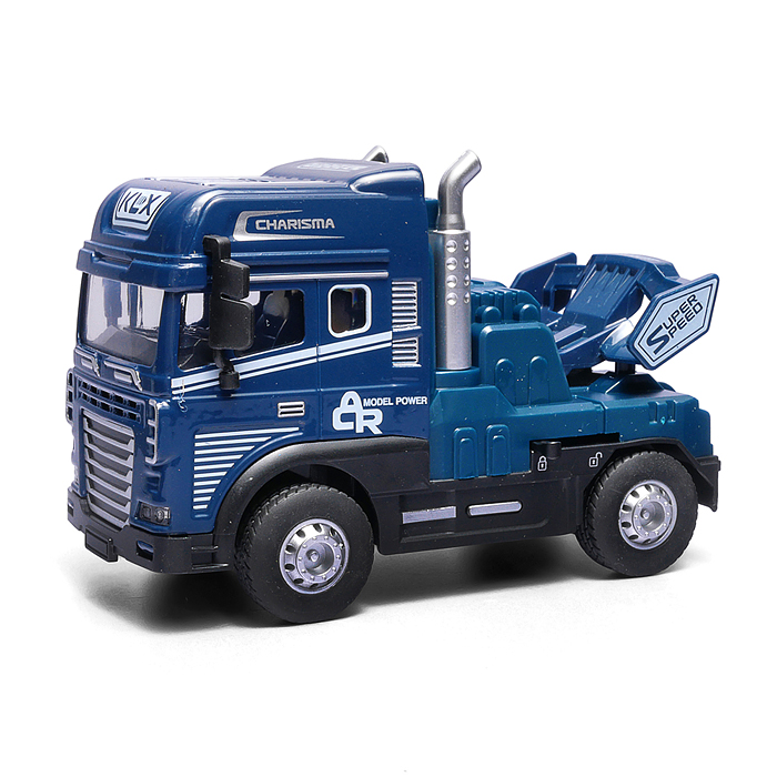 Машина KLX600-344 "Трейлер" 1:24 (свет,звук) в коробке