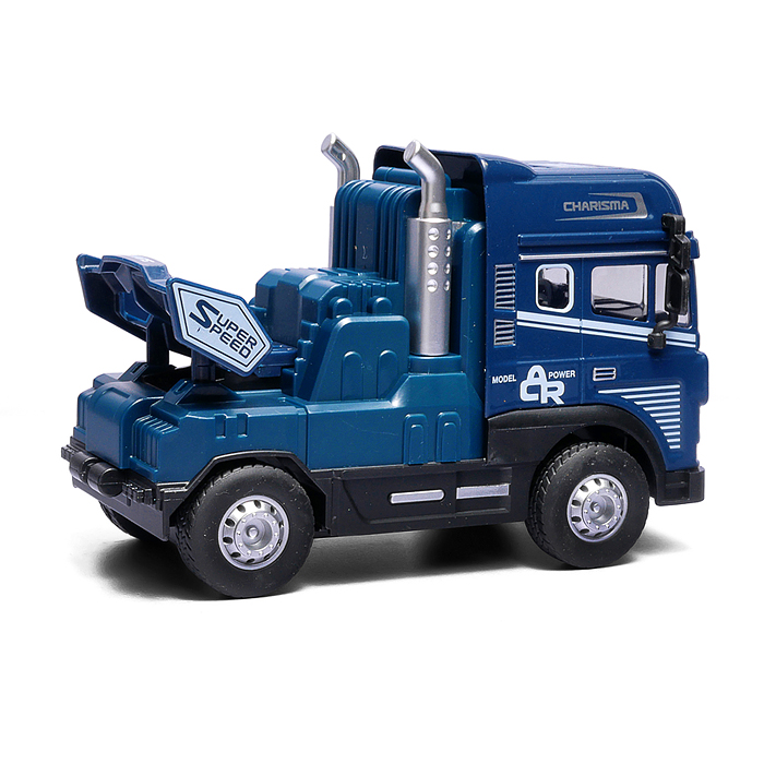 Машина KLX600-344 "Трейлер" 1:24 (свет,звук) в коробке