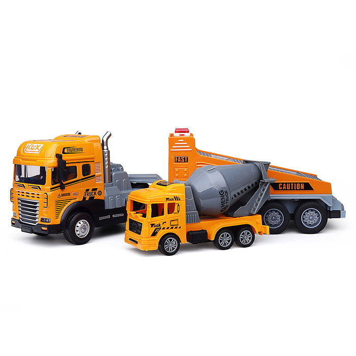 Машина KLX800-261 "Перевозчик спецтехники" ( свет,звук) в коробке