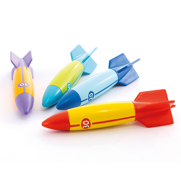 Набор для подводной игры "Торпеды" от 6 лет, 4 цвета в наборе, 55508 INTEX