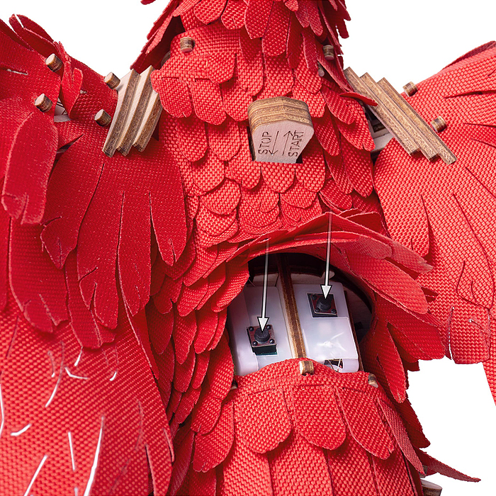 Модель Ночник "Огненный феникс"