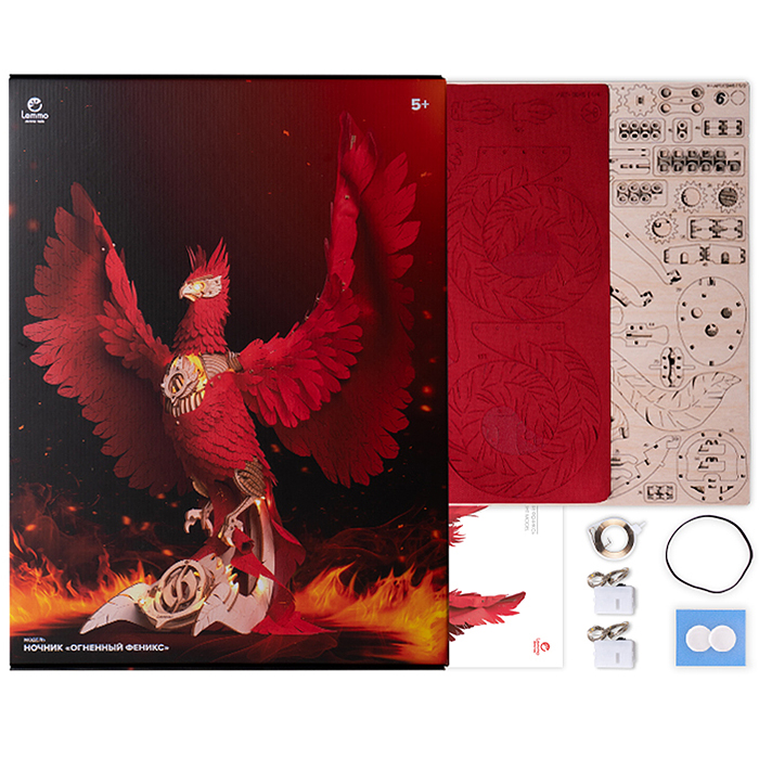 Модель Ночник "Огненный феникс"