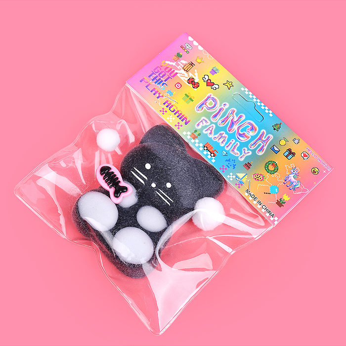 Игрушка -антистресс 00-5529 "Котенок с клубничкой"