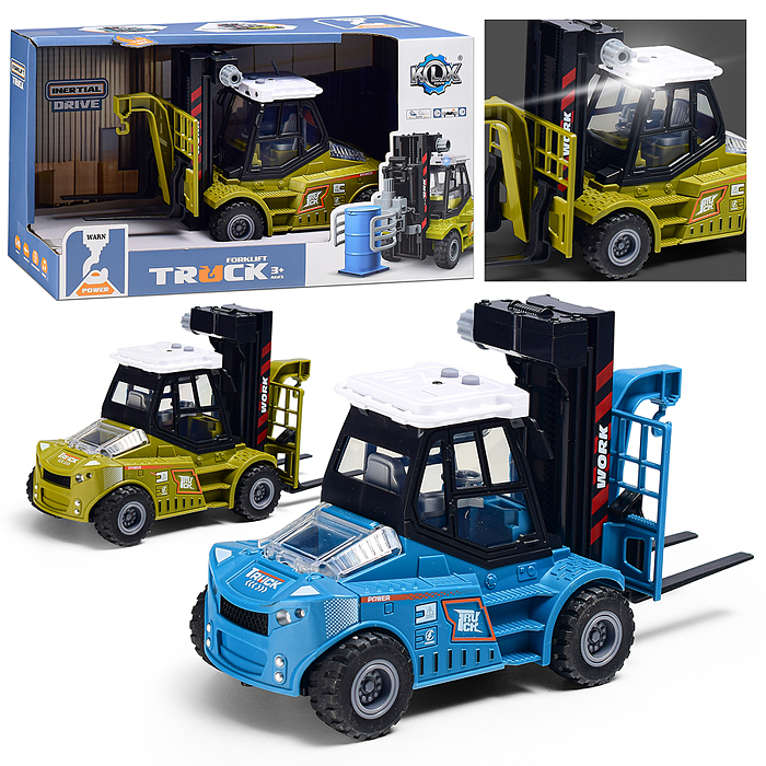 Машина KLX900-49 "Вилочный погрузчик 2" 1:43 ( свет,звук) в коробке Машина KLX900-49 "Вилочный погрузчик 2" 1:43 ( свет,звук) в коробке