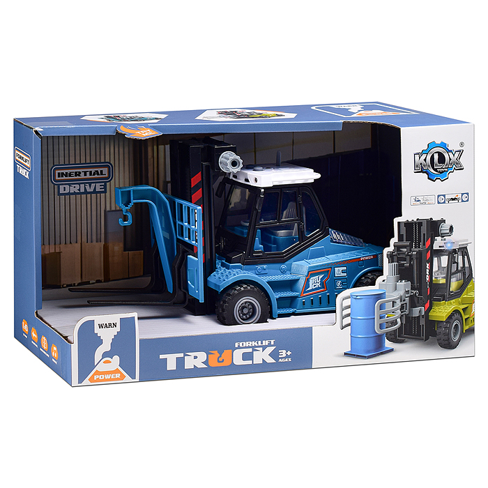 Машина KLX900-49 "Вилочный погрузчик 2" 1:43 ( свет,звук) в коробке