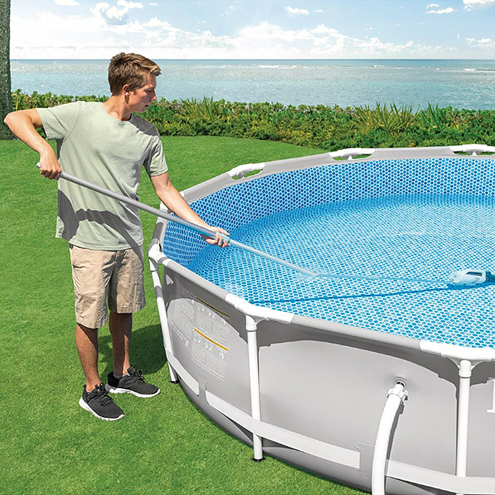 Вакуумный пылесос для чистки бассейна на аккумуляторах с ручкой 2.8м, 28628 INTEX