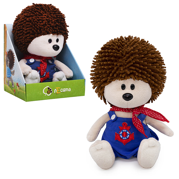 Ёжик Игоша в комбинезоне с якорем