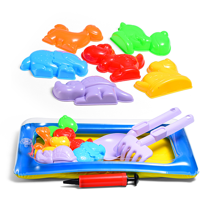 Набор для игры в песке 666-127TE "Динозаврик" в сетке Набор для игры в песке 666-127TE "Динозаврик" в сетке