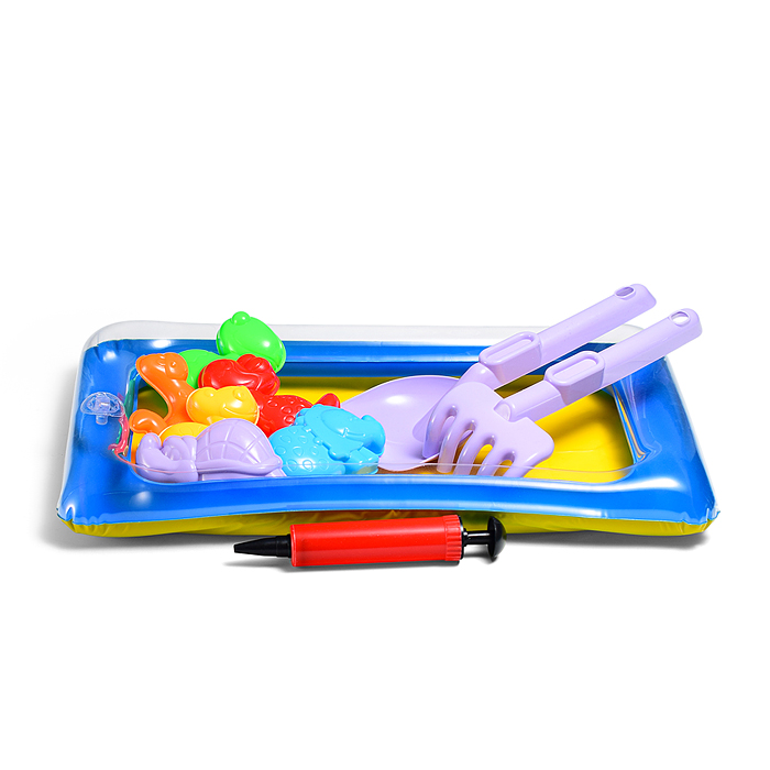 Набор для игры в песке 666-127TE "Динозаврик" в сетке