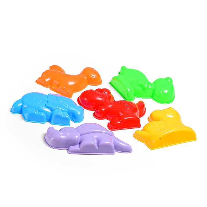 Набор для игры в песке 666-127TE "Динозаврик" в сетке