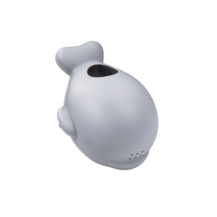 Набор для купания UT0144 (ванночка цвет: белый/серый, матрасик цвет: звёзды на белом, ковш)