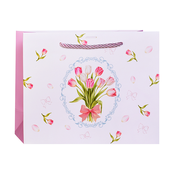 Пакет подарочный 00-7763 "Подарок весны" 24,5*29,5*9,5см.