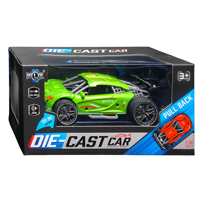 Машина KLX600-320 "Гоночная 2" (звук) в коробке