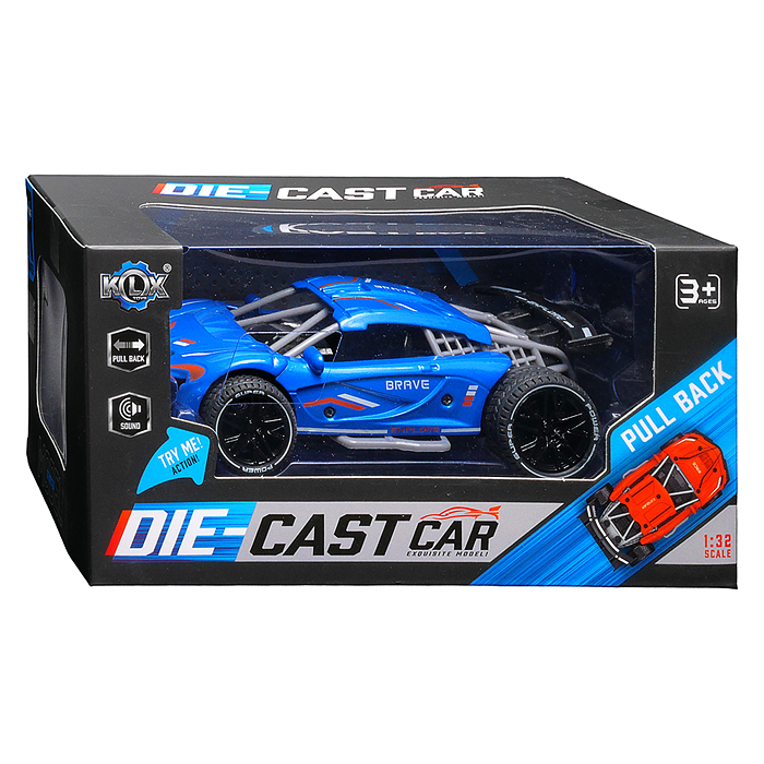 Машина KLX600-320 "Гоночная 2" (звук) в коробке