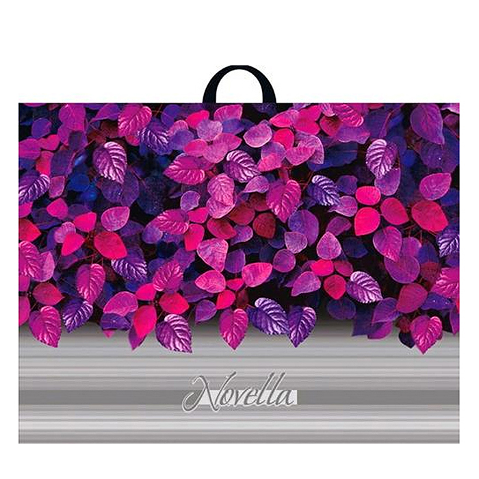 Пакет ПЭ с петлевой ручкой 71х55, 90мкм "Новелла" ПВД 