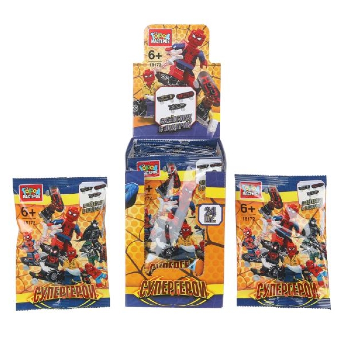 Конструктор фигурки "Супергерои" в пакете