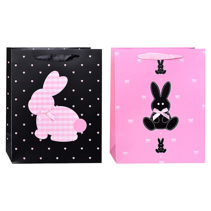 Пакет подарочный 00-7754 "Зайчишка" 32*26*12см. Пакет подарочный 00-7754 "Зайчишка" 32*26*12см.