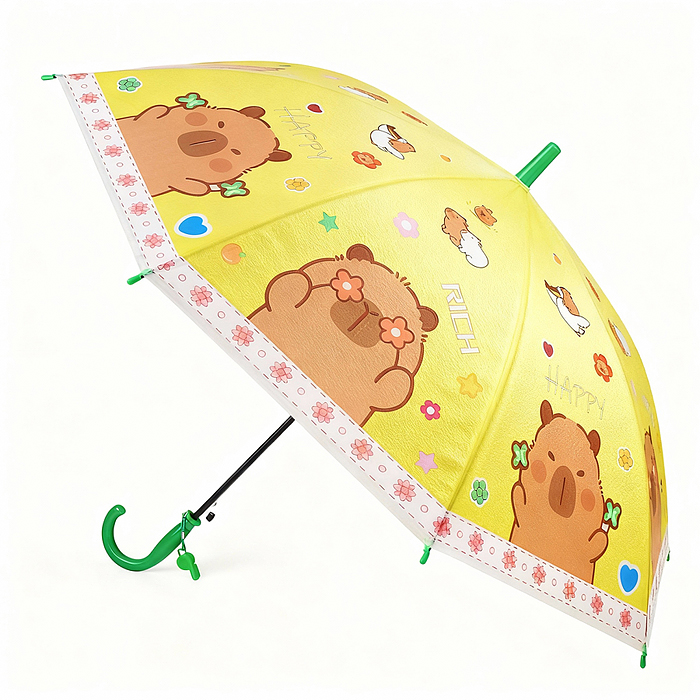 Зонт детский 00-7877 "Счастливая капибара" (48,5см.)