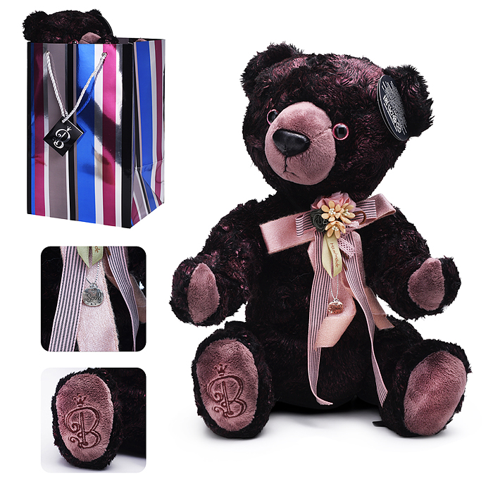 Медведь БернАрт-бордовый (металлик) Медведь БернАрт-бордовый (металлик)