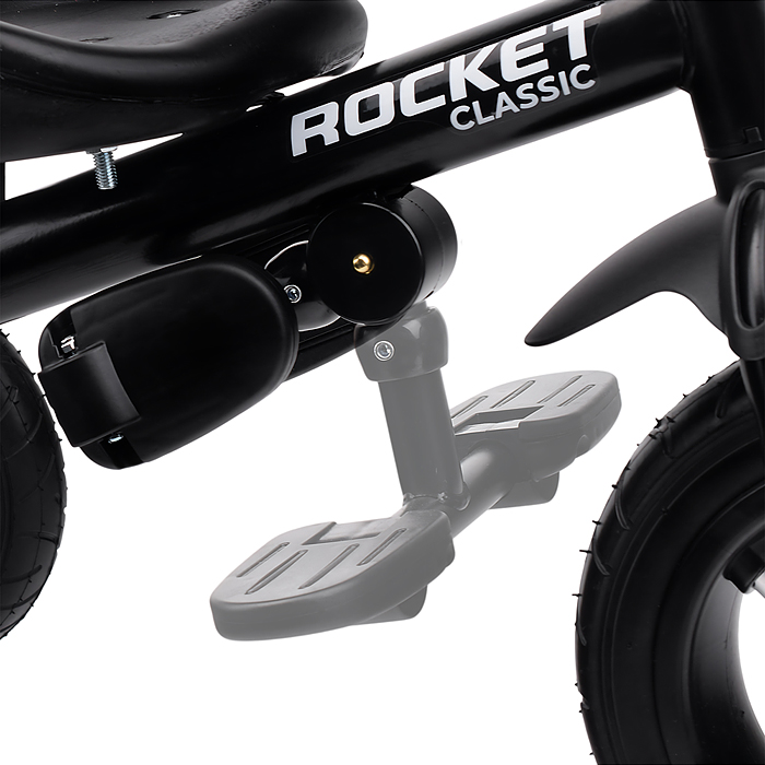 Велосипед трехколесный Rocket 136-BR, колеса EVA 10"/8", цвет коричневый