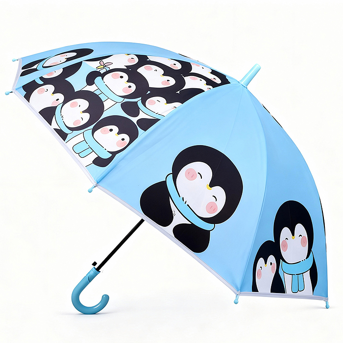 Зонт детский 00-7891 "Пингвины" (50см.)