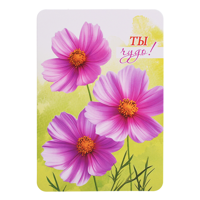 Набор мини-открыток "Акварельные цветы"