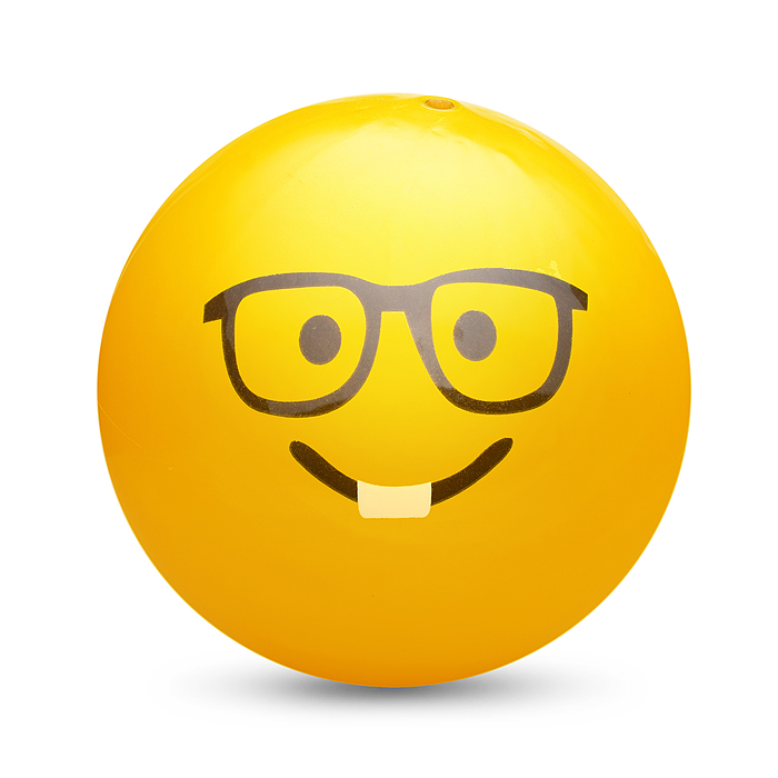 Мяч детский надувной 00-4000 "Смайлик" 60г.