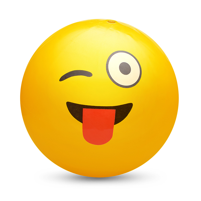 Мяч детский надувной 00-4000 "Смайлик" 60г.