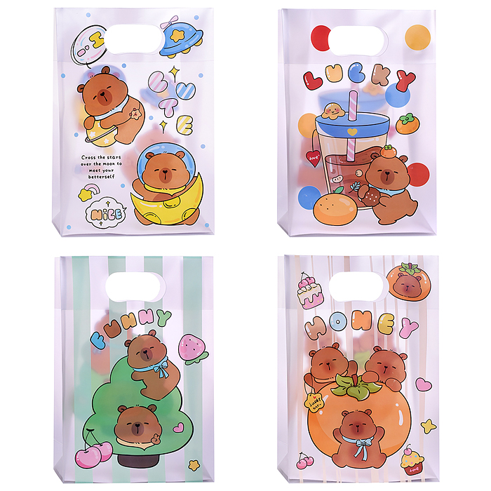 Пакет подарочный 00-7770 "Капибара" 35*24*10см. Пакет подарочный 00-7770 "Капибара" 35*24*10см.