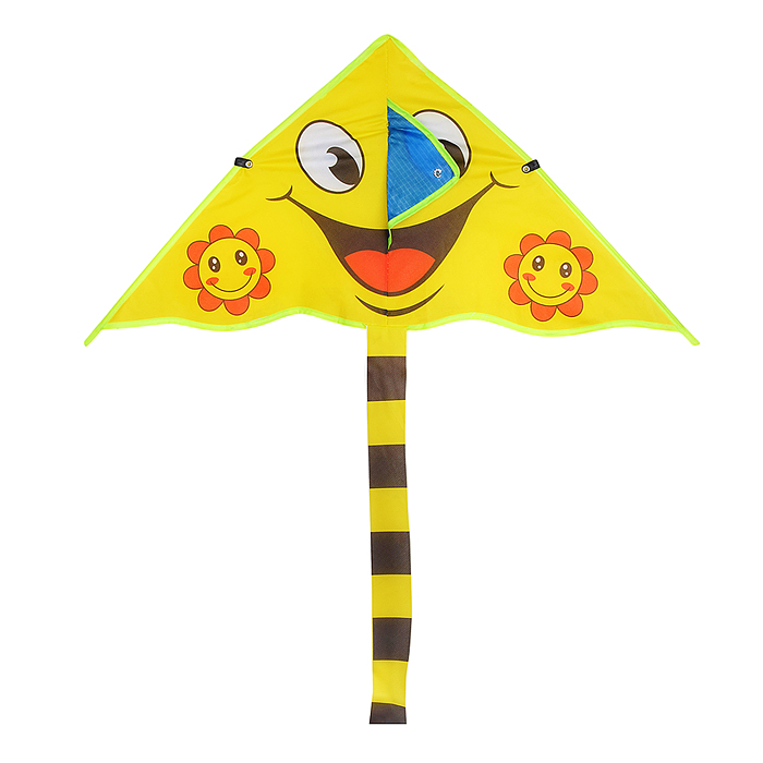 Змей воздушный 00-6292 "Веселый смайл"