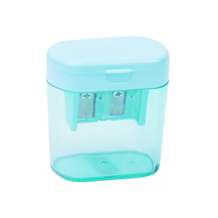 Фото к товару Точилка для карандашей "Pastel" 2 отверстия разных диаметров, с контейнером, пластмассовая, Точилка для карандашей "Pastel" 2 отверстия разных диаметров, с контейнером, пластмассовая,