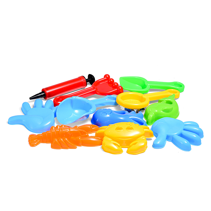 Набор для игры в песке 666-117TE "Морской бриз" в сетке