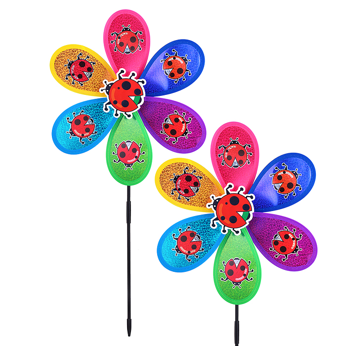 Ветерок 00-5880 "Божьи коровки на лепестках" 29*67 см., в пакете