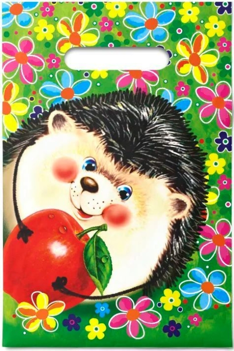 Пакет ПЭ с вырубной ручкой 20х30, 30мкм "Ёжик" ПВД 