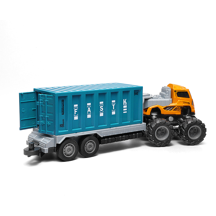 Машина KLX600-400 "Двухзвенный прицеп" 1:43 в коробке