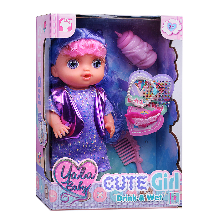 Кукла с аксессуарами YL2530K-C "Машенька" в коробке