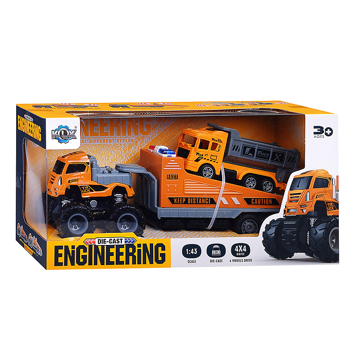 Машина KLX600-356 "Мега инженерная машина" в коробке