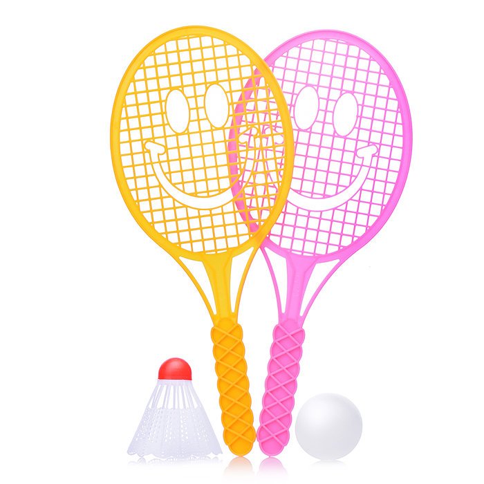 Набор игровых ракеток 00-5746 (2 ракетки, волан, мяч) Набор игровых ракеток 00-5746 (2 ракетки, волан, мяч)