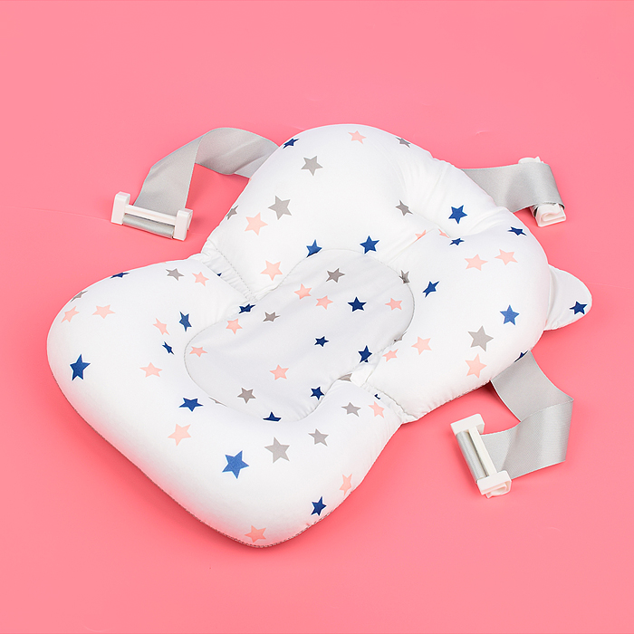 Матрасик для купания 00-4797 (цвет: звёздочки на белом)