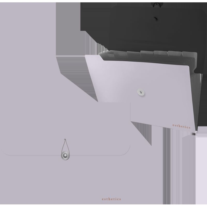 Папка с резинкой с 8-ю отделениями "Esthetics" A4 (328x235x16 мм) полипропилен 700 мкм, фак