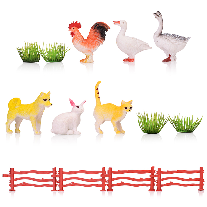 Набор животных HJ660-A17 "Домашнее хозяйство" в пакете Набор животных HJ660-A17 "Домашнее хозяйство" в пакете